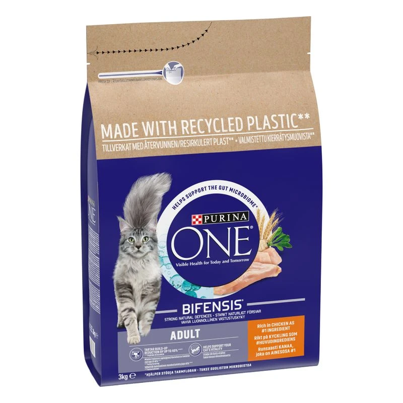PURINA ONE Adult Chicken & Whole Grains Dry Cat Food 9.75kg PURINA ONE Adult Chicken & Whole Grains Dry Cat Food 9.75kg -Zooplus Store 08002205356625 c1l1 44155644 7