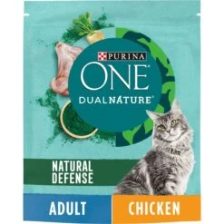 PURINA ONE Dual Nature Adult Chicken With Spirulina Economy Pack: 2 X 650g