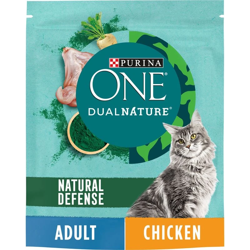 PURINA ONE Dual Nature Adult Chicken with Spirulina Economy Pack: 2 x 650g PURINA ONE Dual Nature Adult Chicken With Spirulina Economy Pack: 2 X 650g -Zooplus Store 08445290070340 h1n1 01 gb 44235060 1 7 1