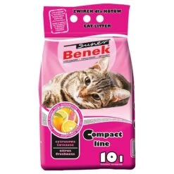 Super Benek Compact Citrus Freshness Cat Litter 10l (approx. 8kg)