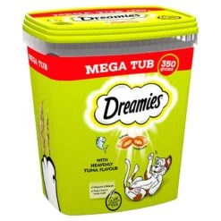 Dreamies Mega Tub Catnip (350g) -Zooplus Store 106317 pla marsuk dreamies megatub tuna 350g hs 01 8 1