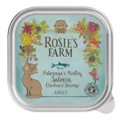 Rosie's Farm Adult Saver Pack Trays 48 X 100g Adult Fisherman's Medley With Salmon, Chicken & Shrimp 4 Rosie's Farm Adult Saver Pack Trays 48 X 100g Adult Fisherman's Medley With Salmon, Chicken & Shrimp -Zooplus Store 106404 pla rosie sfarm cats salmon chicken 100g 4 2