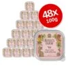 Rosie's Farm Adult Saver Pack Trays 48 X 100g Senior Tender Dinner With Chicken & Salmon