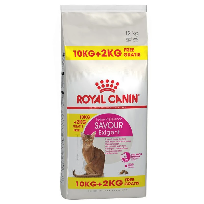 12kg Royal Canin Dry Cat Food - 10kg + 2kg Free! * Sterilised 37 (10kg + 2kg) 12kg Royal Canin Dry Cat Food - 10kg + 2kg Free! * Sterilised 37 (10kg + 2kg) -Zooplus Store 157796 pla royal caninexigent hs 01 3 5