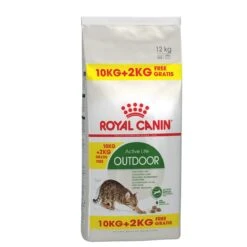 12kg Royal Canin Dry Cat Food - 10kg + 2kg Free! * Outdoor (10kg + 2kg) -Zooplus Store 157896 pla royalcanin outdoor30 hs 01 4 7