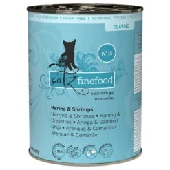 Catz Finefood Can 6 X 400g Herring & Shrimps 10 Catz Finefood Can 6 X 400g Herring & Shrimps -Zooplus Store 172200 pla petsnature catzfinefood heringshrimps 400g hs 01 8 8