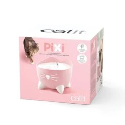 Catit PIXI Pink Drinking Fountain Drinking Fountain (2.5 Litres) 13 Catit PIXI Pink Drinking Fountain Drinking Fountain (2.5 Litres) -Zooplus Store 187697 pla hagencontainer catit pixi trinkbrunnen pink hs 01 3