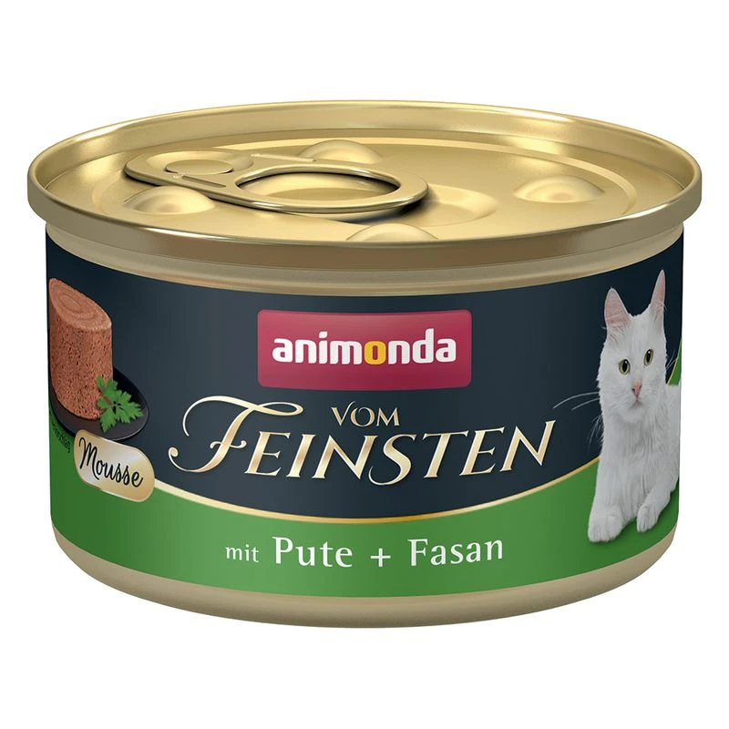 animonda Vom Feinsten Saver Pack 24 x 85g Mixed Pack (4 varieties) Animonda Vom Feinsten Saver Pack 24 X 85g Mixed Pack (4 Varieties) -Zooplus Store 222899 pla animonda vom feinsten adult mousse pute fasan 85g hs 01 7