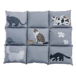 Cat Cushion Medley L 55 X W 45 X H 6 Cm
