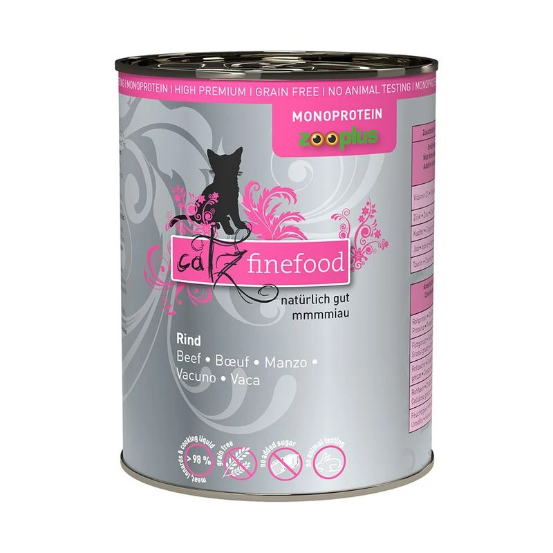 catz finefood Monoprotein Can 6 x 400g Turkey Catz Finefood Monoprotein Can 6 X 400g Turkey -Zooplus Store 249201 pla petsnature catzfinefood monoprotein zooplus rind 400g hs 01 7 1