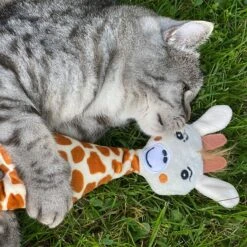 Aumüller Cat Play Pillow Giraffe Gina 1 Piece -Zooplus Store 266100 aumueller katzenspielkissen giraffe gina hs 02 7