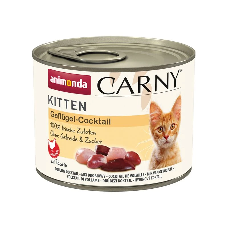 animonda Carny Kitten Saver Pack 24 x 200g Poultry Cocktail Animonda Carny Kitten Saver Pack 24 X 200g Poultry Cocktail -Zooplus Store 311401 pla animonda carny kitten gefluegel cocktail 200g hs 1 1 2 4