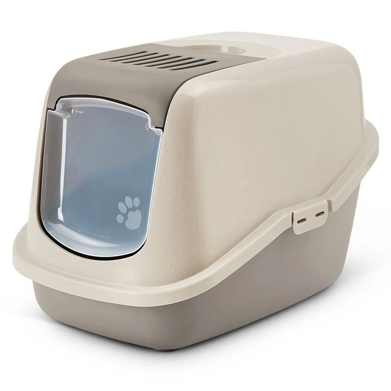 Savic Nestor Happy Planet Cat Litter Box warm grey / granite mocca Savic Nestor Happy Planet Cat Litter Box Warm Grey / Granite Mocca -Zooplus Store 312897 pla savic katzentoilette nestor happyplanet hs 01 0