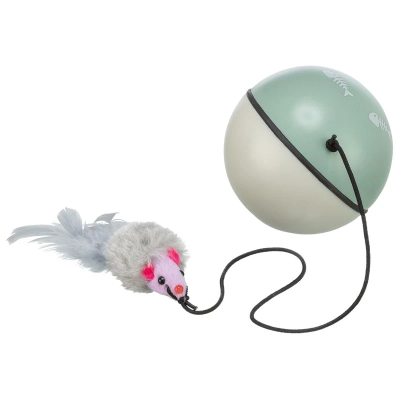 Trixie Turbinio Cat Toy with Motor and Mouse 1 Toy Trixie Turbinio Cat Toy With Motor And Mouse 1 Toy -Zooplus Store 32586 salbei hellgrau hs 02 2