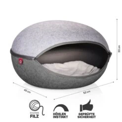 Canadian Cat Company Cat Nest Approx. L 52 X W 45 X H 33 Cm 7 Canadian Cat Company Cat Nest Approx. L 52 X W 45 X H 33 Cm -Zooplus Store 346597 pla canadiancat company katzennest hs 03 3