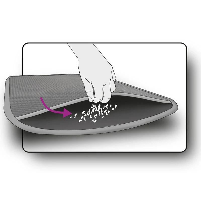 Flamingo Mat for cat toilets Matz black Flamingo Mat For Cat Toilets Matz Black -Zooplus Store 348796 flamingo vorleger katzentoiletten matz hs 03 6