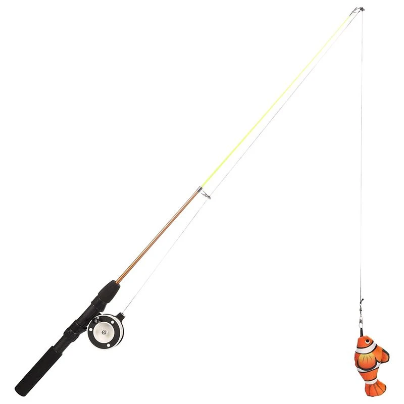 Flamingo Clownfish Fishing Rod 1 Toy Flamingo Clownfish Fishing Rod 1 Toy -Zooplus Store 386003 flamingo katzenangel clownfisch hs 04 5