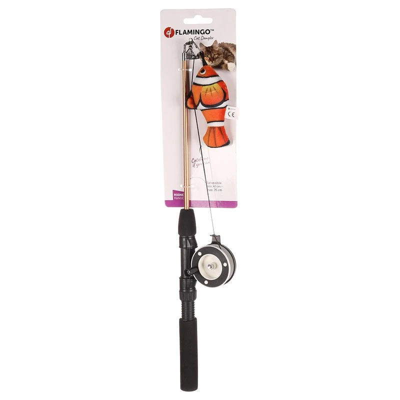 Flamingo Clownfish Fishing Rod 1 Toy Flamingo Clownfish Fishing Rod 1 Toy -Zooplus Store 386003 pla flamingo katzenangel clownfisch hs 01 1
