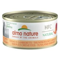 6 X 70g Almo Nature HFC Natural Wet Cat Food - 5 + 1 Free! * Tuna, Chicken & Cheese - Natural (6 X 70g) -Zooplus Store 387107 pla almonature thunfischgarnelen 70g hs 01 8 18