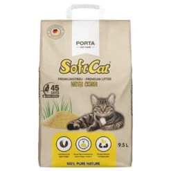 Porta SoftCat Corn Cat Litter Economy Pack: 2 X 17 Litres