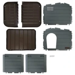 Kerbl Pet Paola Eco Cat House Yellow/ Black: 60 X 51 X 41cm (L X W X H) -Zooplus Store 391596 kerbl katzenhaus paola eco hs 07 6 1