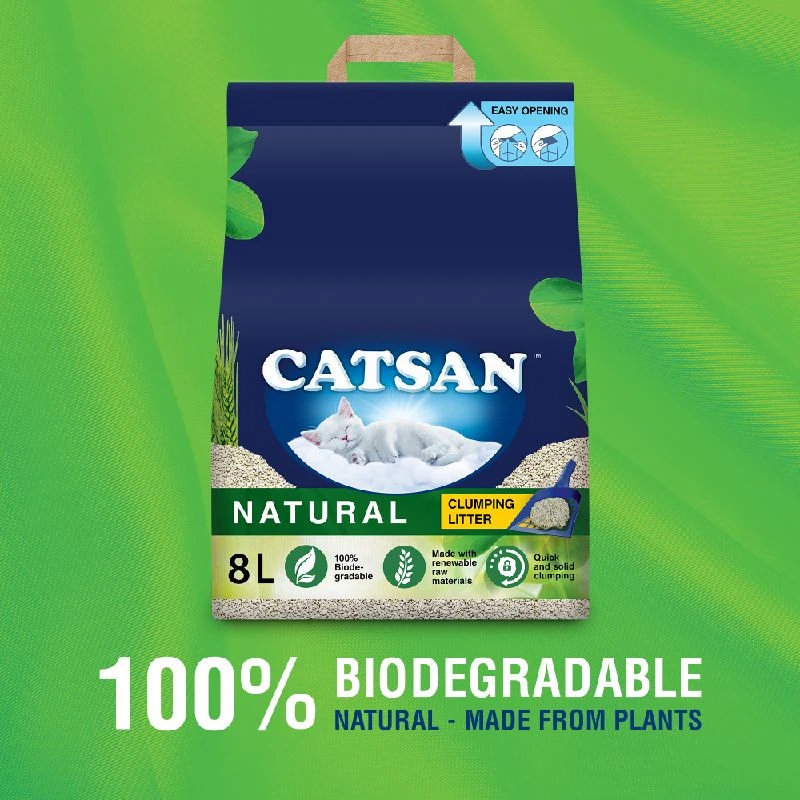 Catsan Natural Economy Pack: 2 x 8l Catsan Natural Economy Pack: 2 X 8l -Zooplus Store 393644 si05 uk 1 7 1