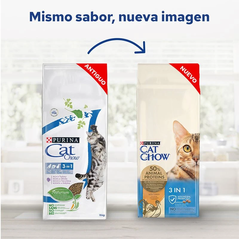 PURINA Cat Chow Special Care 3in1 with Turkey Economy package: 2 x 15 kg PURINA Cat Chow Special Care 3in1 With Turkey Economy Package: 2 X 15 Kg -Zooplus Store 3 newpack 5