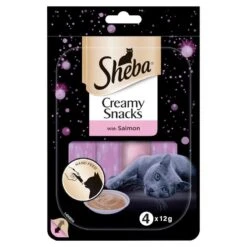 Sheba Creamy Snacks Saver Pack Salmon (20 X 12g) -Zooplus Store 4008429097768 t1 4 2