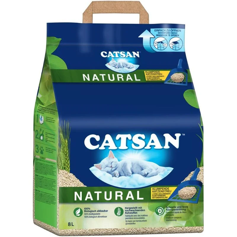 Catsan Natural Economy Pack: 2 x 8l Catsan Natural Economy Pack: 2 X 8l -Zooplus Store 4008429117138 1 3 1