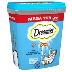 Dreamies Mega Tub Salmon (350g) -Zooplus Store 400881 fop 8 9