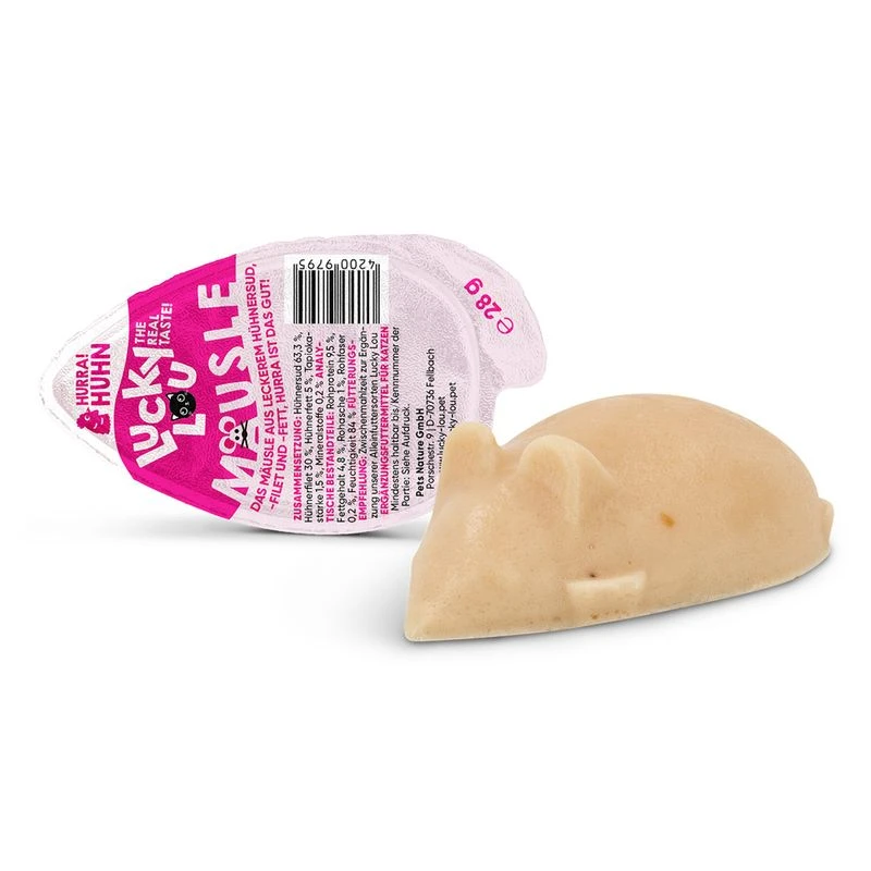 Lucky Lou Mäusle Saver Pack: Chicken (52 x 28g) Lucky Lou Mäusle Saver Pack: Chicken (52 X 28g) -Zooplus Store 406897 pla lulu maeusle huhn 28g hs 01 6