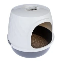 TIAKI Nebel Hooded Litter Tray Dark Grey / White 6 TIAKI Nebel Hooded Litter Tray Dark Grey / White -Zooplus Store 415000 tiaki litter box nebel fg 6216 5