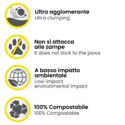 Croci Eco Clean Cat Litter Economy Pack: 2 X 10L (Approx. 8.2kg) 3 Croci Eco Clean Cat Litter Economy Pack: 2 X 10L (Approx. 8.2kg) -Zooplus Store 419897 croci ecoclean katzenstreu 20l hs 02 2 1