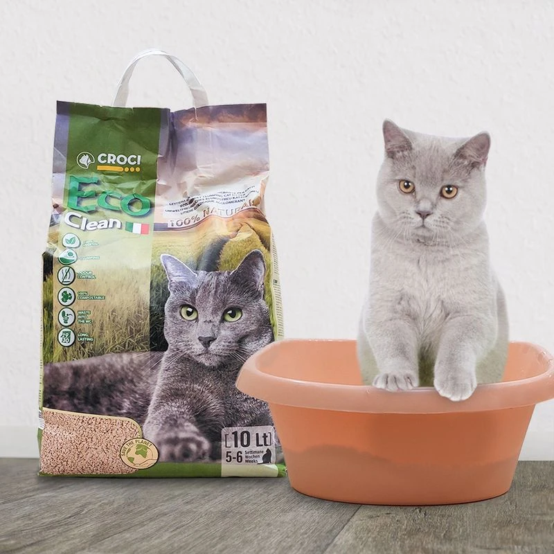 Croci Eco Clean Cat Litter Economy Pack: 2 x 10L (Approx. 8.2kg) Croci Eco Clean Cat Litter Economy Pack: 2 X 10L (Approx. 8.2kg) -Zooplus Store 419897 croci ecoclean katzenstreu 20l hs 04 2 1