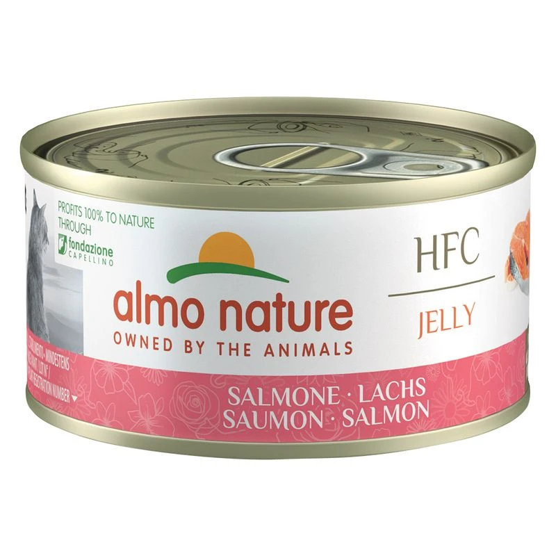 6 x 70g Almo Nature HFC Natural Wet Cat Food - 5 + 1 Free! * Tuna Mixed Pack (3 Varieties) (6 x 70g) 6 X 70g Almo Nature HFC Natural Wet Cat Food - 5 + 1 Free! * Tuna Mixed Pack (3 Varieties) (6 X 70g) -Zooplus Store 420197 pla almo nature lachs gelee hs 01 7