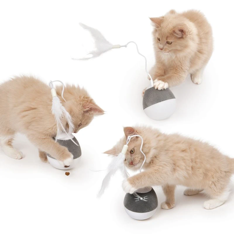 Catit Pixi Interactive Spinner Cat Toy Accessories: Spare parts set (1 silver-coloured fabric cover, 2 feathers) Catit Pixi Interactive Spinner Cat Toy Accessories: Spare Parts Set (1 Silver-coloured Fabric Cover, 2 Feathers) -Zooplus Store