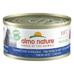 6 X 70g Almo Nature HFC Natural Wet Cat Food - 5 + 1 Free! * Trout & Tuna - In Jelly (6 X 70g) 10 6 X 70g Almo Nature HFC Natural Wet Cat Food - 5 + 1 Free! * Trout & Tuna - In Jelly (6 X 70g) -Zooplus Store 432596 pla almonature thunfischmitvenusmuschel hs 01 4 21
