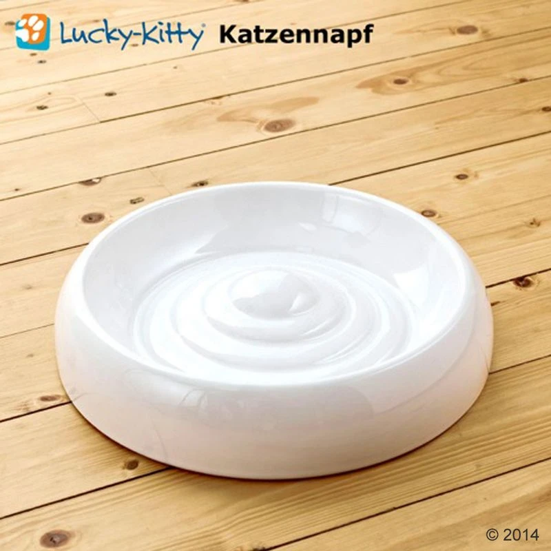 Lucky Kitty Ceramic Cat Bowl Size L: diameter 27cm Lucky Kitty Ceramic Cat Bowl Size L: Diameter 27cm -Zooplus Store 434110 lucky kitty katzennapf2 hs 06 2014 0
