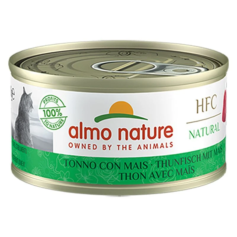 6 x 70g Almo Nature HFC Natural Wet Cat Food - 5 + 1 Free! * Chicken & Tuna - Natural (6 x 70g) 6 X 70g Almo Nature HFC Natural Wet Cat Food - 5 + 1 Free! * Chicken & Tuna - Natural (6 X 70g) -Zooplus Store 435596 pla almonature natural thunfisch mais hs 01 9 17