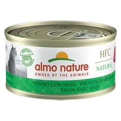 6 X 70g Almo Nature HFC Natural Wet Cat Food - 5 + 1 Free! * Trout & Tuna - In Jelly (6 X 70g) 9 6 X 70g Almo Nature HFC Natural Wet Cat Food - 5 + 1 Free! * Trout & Tuna - In Jelly (6 X 70g) -Zooplus Store 435596 pla almonature natural thunfisch mais hs 01 9 21