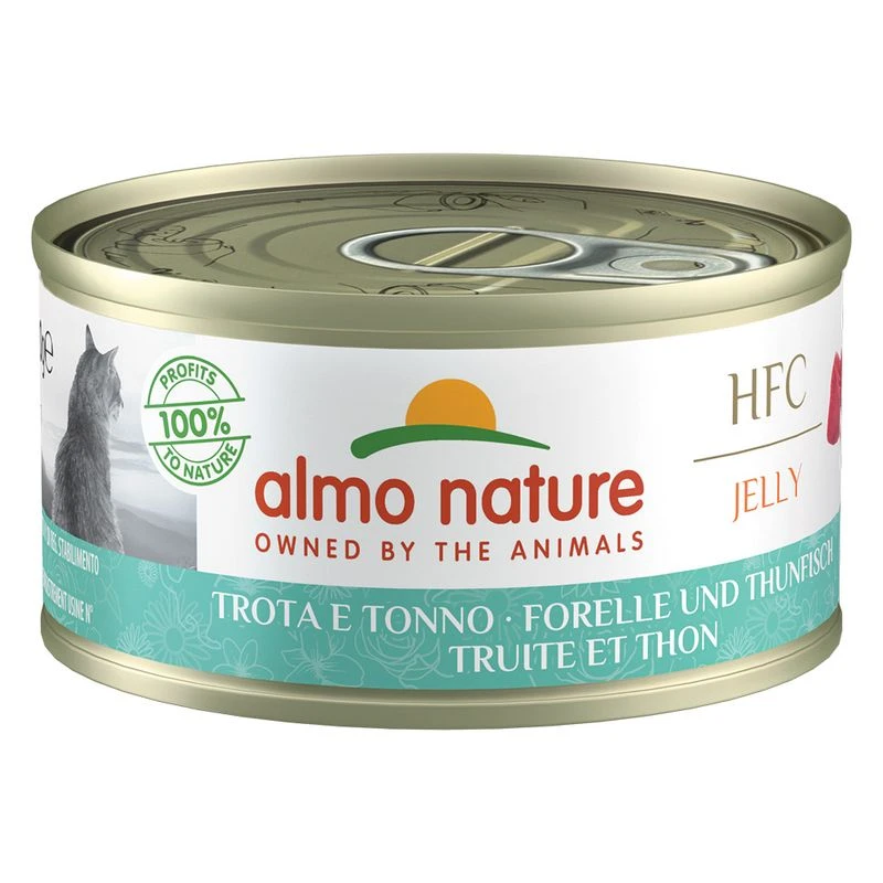6 X 70g Almo Nature HFC Natural Wet Cat Food - 5 + 1 Free! * Chicken & Shrimp (6 X 70g) -Zooplus Store 435598 pla almonature natural forelle thunfisch 70g hs 01 8 1