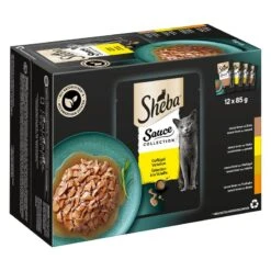 Sheba Pouches Select Slices In Gravy 48 X 85g Poultry Collection In Gravy 17 Sheba Pouches Select Slices In Gravy 48 X 85g Poultry Collection In Gravy -Zooplus Store 445597 pla multipack sheba varietaten frischebeutel 12x85g hs 01 2 4