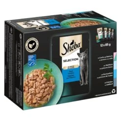 Sheba Pouches Select Slices In Gravy 48 X 85g Sauce Collection (Duck, Chicken, Poultry, Turkey) 16 Sheba Pouches Select Slices In Gravy 48 X 85g Sauce Collection (Duck, Chicken, Poultry, Turkey) -Zooplus Store 445600 pla multipack sheba varietaten frischebeutel 12x85g hs 01 5 1