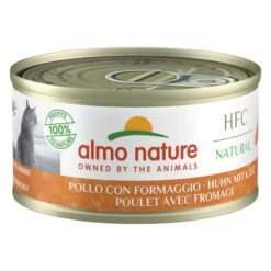 6 X 70g Almo Nature HFC Natural Wet Cat Food - 5 + 1 Free! * Chicken Breast (6 X 70g) 12 6 X 70g Almo Nature HFC Natural Wet Cat Food - 5 + 1 Free! * Chicken Breast (6 X 70g) -Zooplus Store 463396 pla hfc natural huhn kase hs 01 3 5