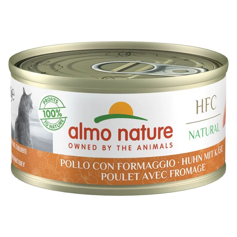 6 x 70g Almo Nature HFC Natural Wet Cat Food - 5 + 1 Free! * Chicken Breast (6 x 70g) 6 X 70g Almo Nature HFC Natural Wet Cat Food - 5 + 1 Free! * Chicken Breast (6 X 70g) -Zooplus Store 463396 pla hfc natural huhn kase hs 01 3 5