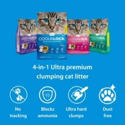 ODOURLOCK Baby Powder Scent Cat Litter Economy Pack: 2 X 12kg -Zooplus Store 4 in 1 ol en 8