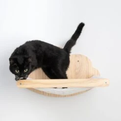 TIAKI Cloud Wall-Mounted Bed White -Zooplus Store 501279 tiaki wall bed cloud cat fg 1227 2