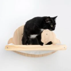 TIAKI Cloud Wall-Mounted Bed White -Zooplus Store 501279 tiaki wall bed cloud cat fg 1232 7