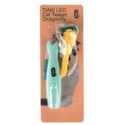 TIAKI Dragonfly Cat Dangler Toy With LED Pointer 1 Dangler Toy -Zooplus Store 501648 tiaki led cat teaser dragonfly fg 0218 1