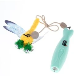 TIAKI Dragonfly Cat Dangler Toy With LED Pointer 1 Dangler Toy -Zooplus Store 501648 tiaki led cat teaser dragonfly fg 0219 9